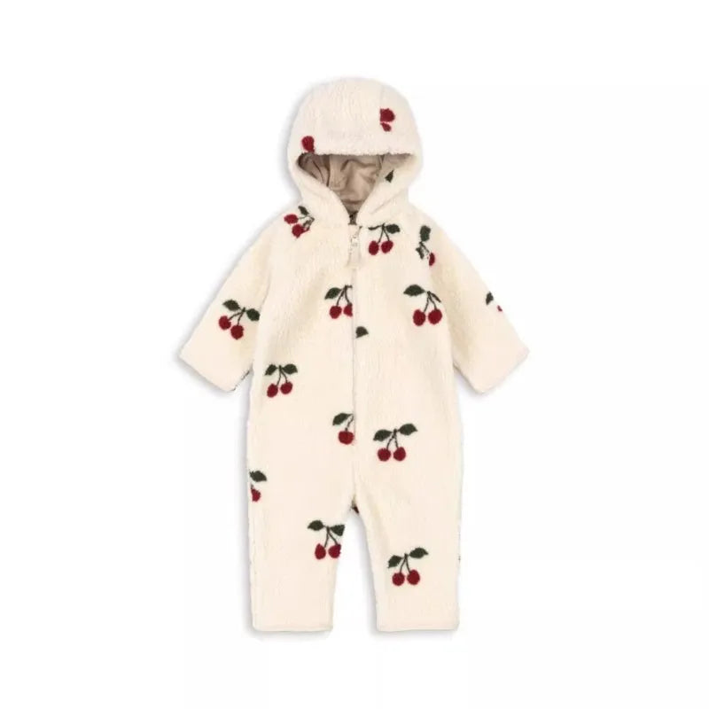 Cozy Lamb Wool Hooded Jumpsuit™