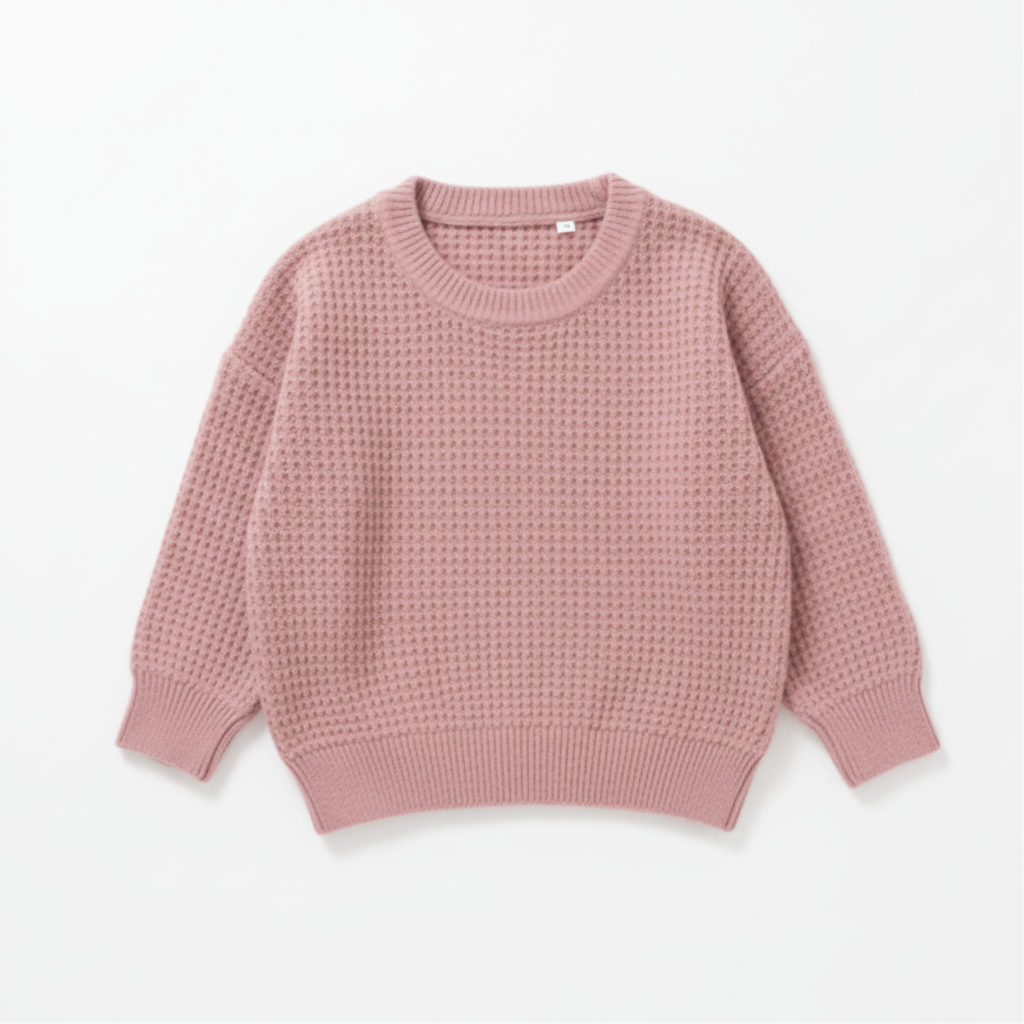UNISEX WAFFLE KNIT SWEATER