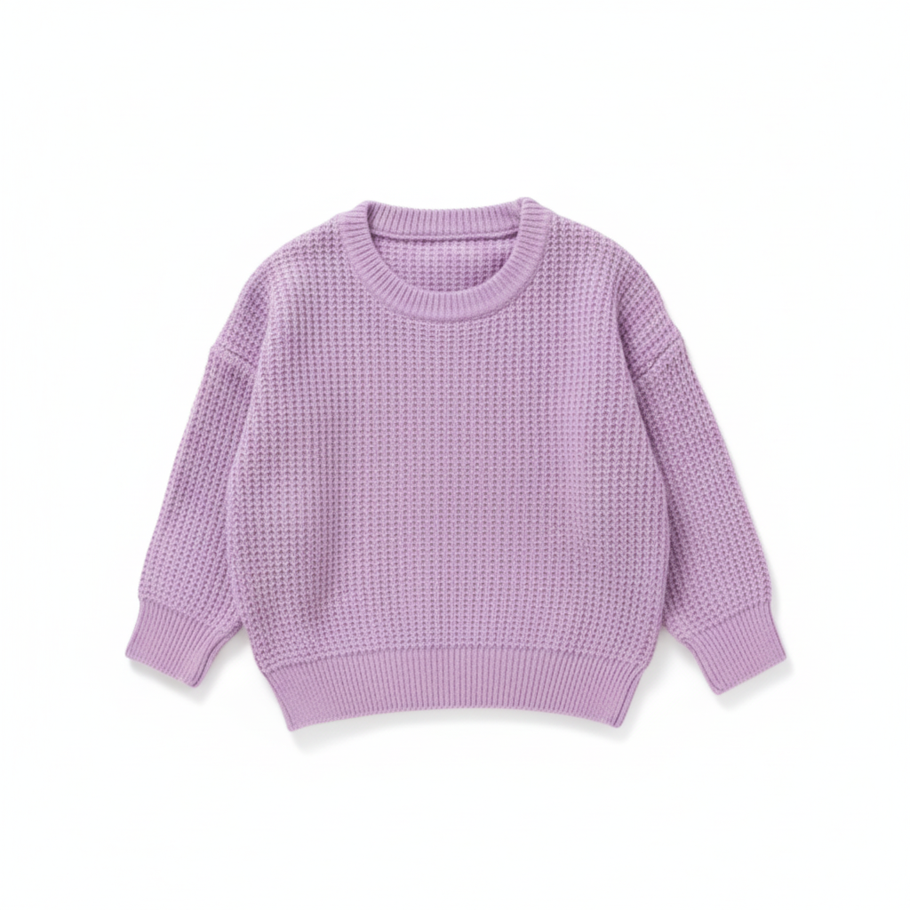 UNISEX WAFFLE KNIT SWEATER