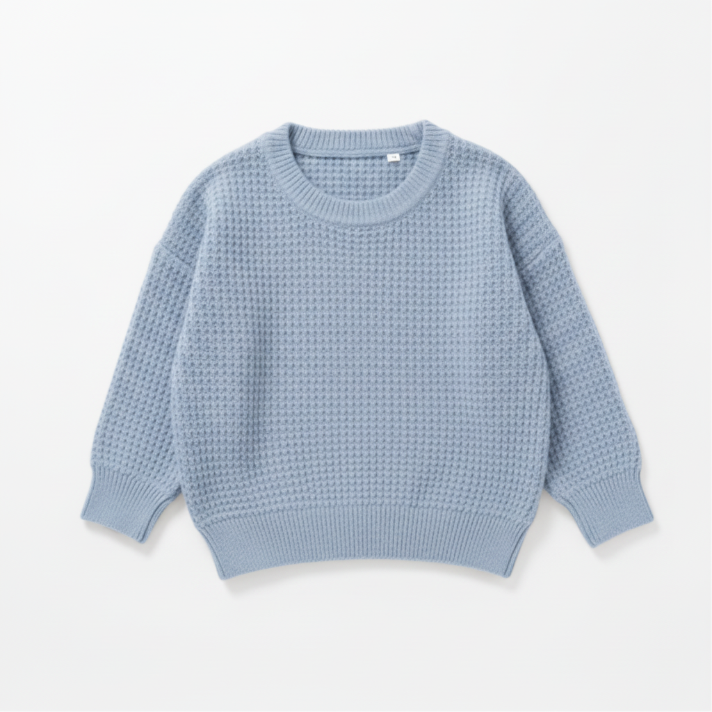 UNISEX WAFFLE KNIT SWEATER